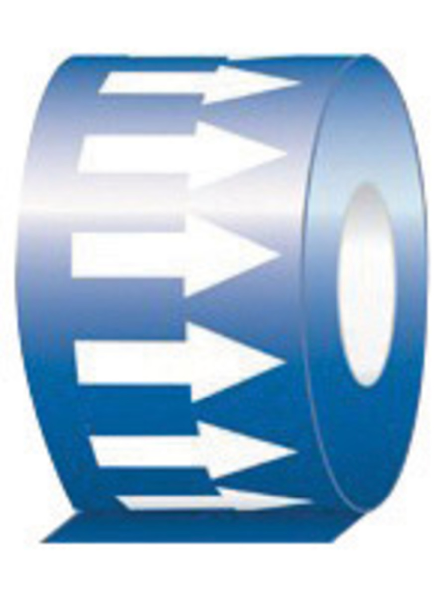 Accuform Signs 2 X 54 Blue And White 6 mil SelfAdhesi A81RAW254BUWT for sale online at autumn supply