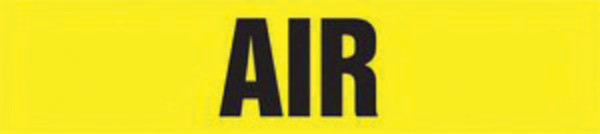 Accuform Signs 1 X 8 Black And Yellow 4 mil Vinyl Sel A81RPK119SSA for sale online at autumn supply