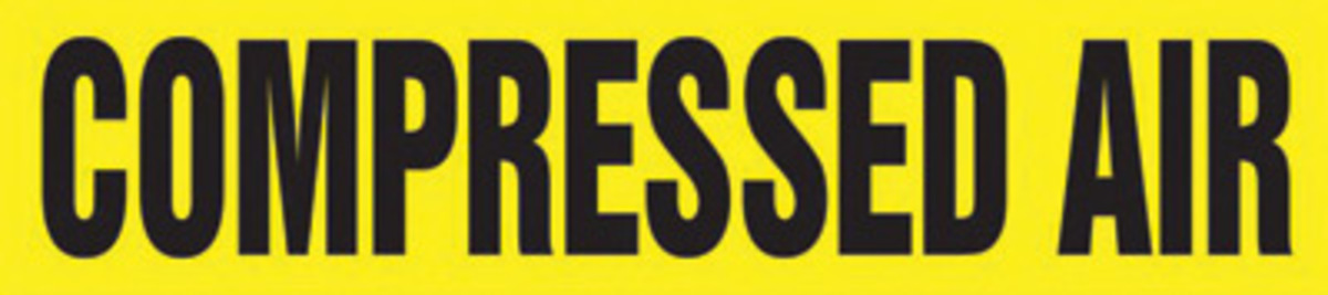 Accuform Signs 1 12 X 8 Black And Yellow 4 mil Vinyl A81RPK225SSB for sale online at autumn supply