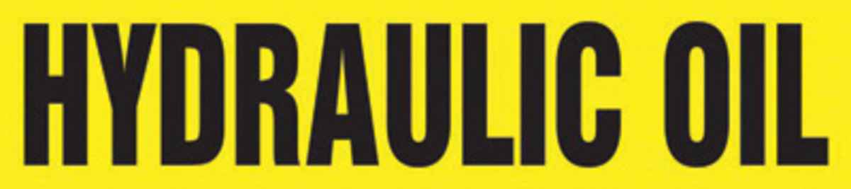 Accuform Signs 1 12 X 8 Black And Yellow 4 mil Vinyl A81RPK443SSB for sale online at autumn supply