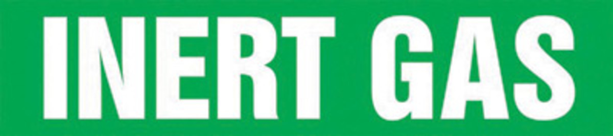 Accuform Signs 1 X 8 White And Green 4 mil Vinyl Self A81RPK467SSA for sale online at autumn supply