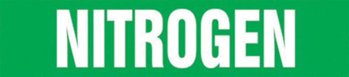 Accuform Signs 1 X 8 White And Green 4 mil Vinyl Self A81RPK531SSA for sale online at autumn supply