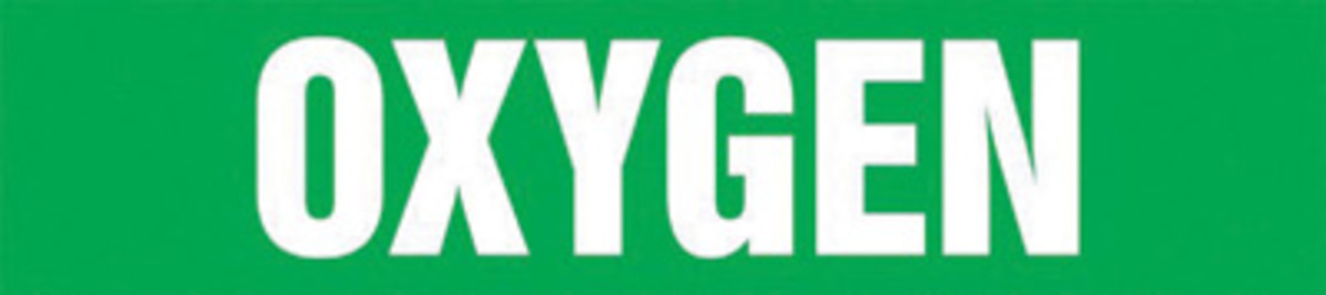 Accuform Signs 1 12 X 8 White And Green 4 mil Vinyl S A81RPK553SSB for sale online at autumn supply
