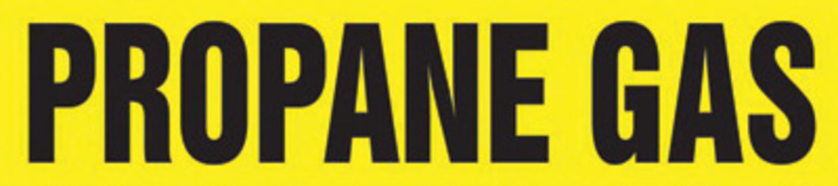 Accuform Signs 1 X 8 Black And Yellow 4 mil Vinyl Sel A81RPK585SSA for sale online at autumn supply