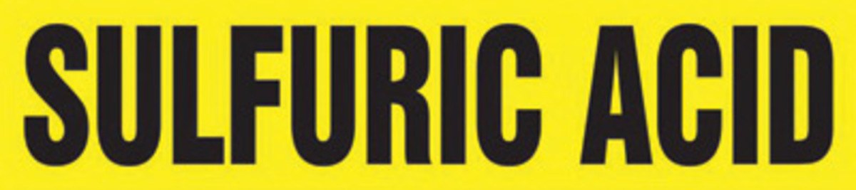 Accuform Signs 9 X 8 Black And Yellow 20 mil Snap Tit A81RPK685STB for sale online at autumn supply