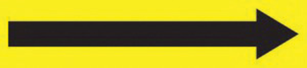 Accuform Signs 1 12 X 8 Black And Yellow 4 mil Vinyl A81RPK749SSB for sale online at autumn supply