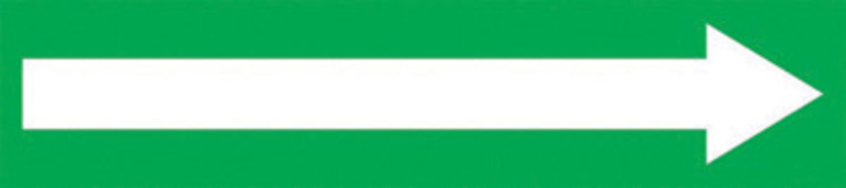 Accuform Signs 1 12 X 8 White And Green 4 mil Vinyl S A81RPK753SSB for sale online at autumn supply