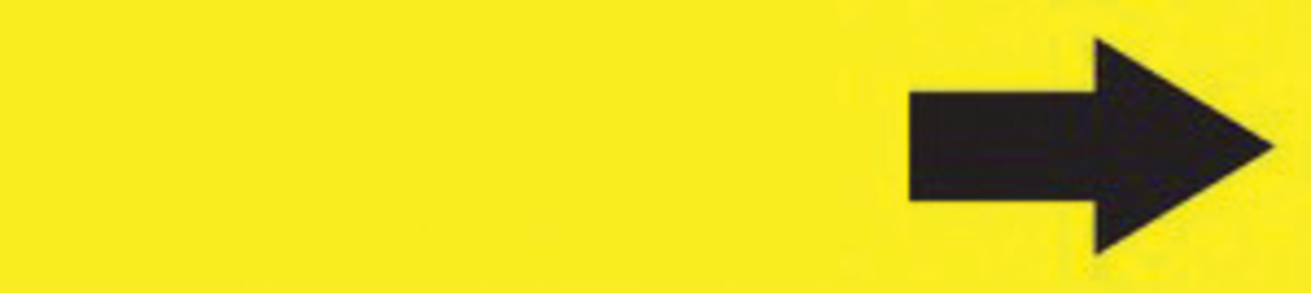 Accuform Signs 1 12 X 8 Black And Yellow 4 mil Vinyl A81RPK763SSB for sale online at autumn supply