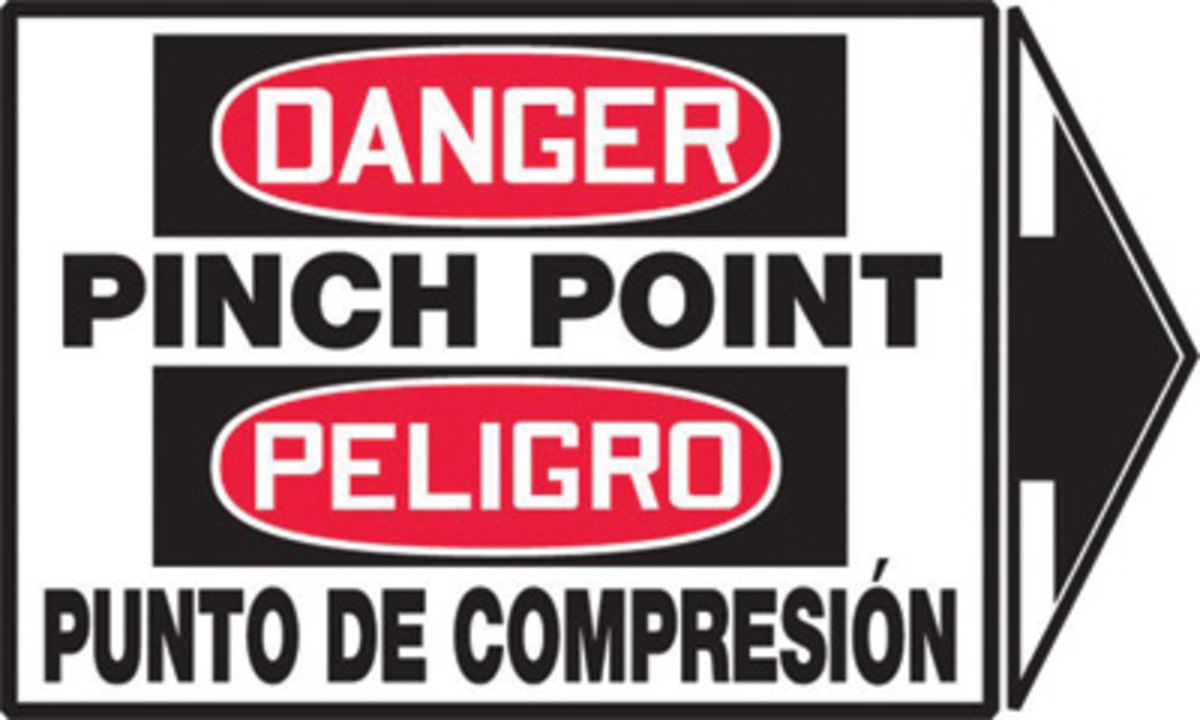 Accuform Signs 3 12 X 5 Black Red And White 4 mil Adh A81SBLEQM144VSP for sale online at autumn supply