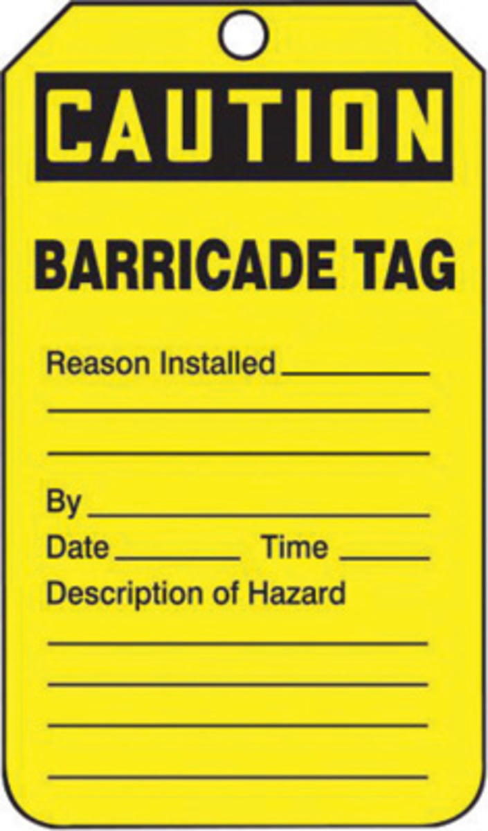 Accuform Signs 5 34 X 3 14 Black And Yellow 15 mil RP A81TAB105PTP for sale online at autumn supply