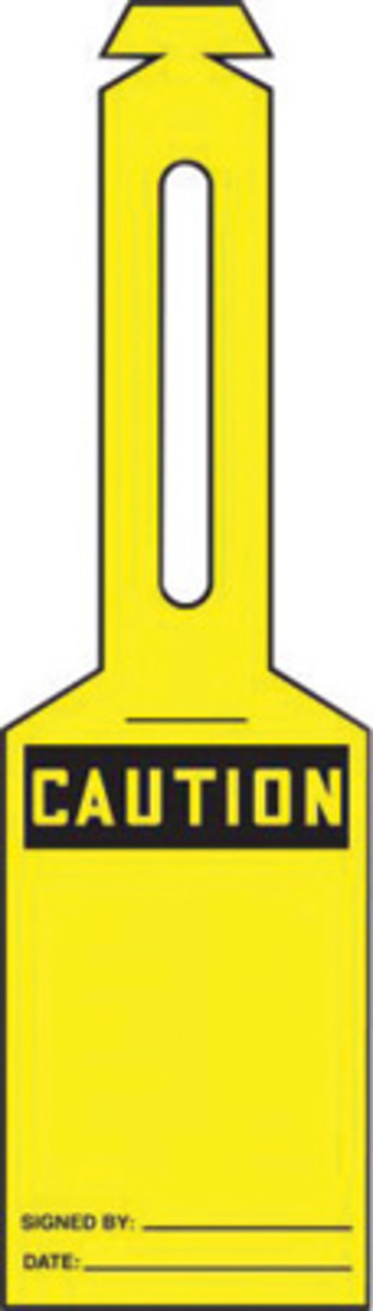 Accuform Signs 5 14 X 3 14 Black And Yellow 0.023 Pol A81TAL325 for sale online at autumn supply
