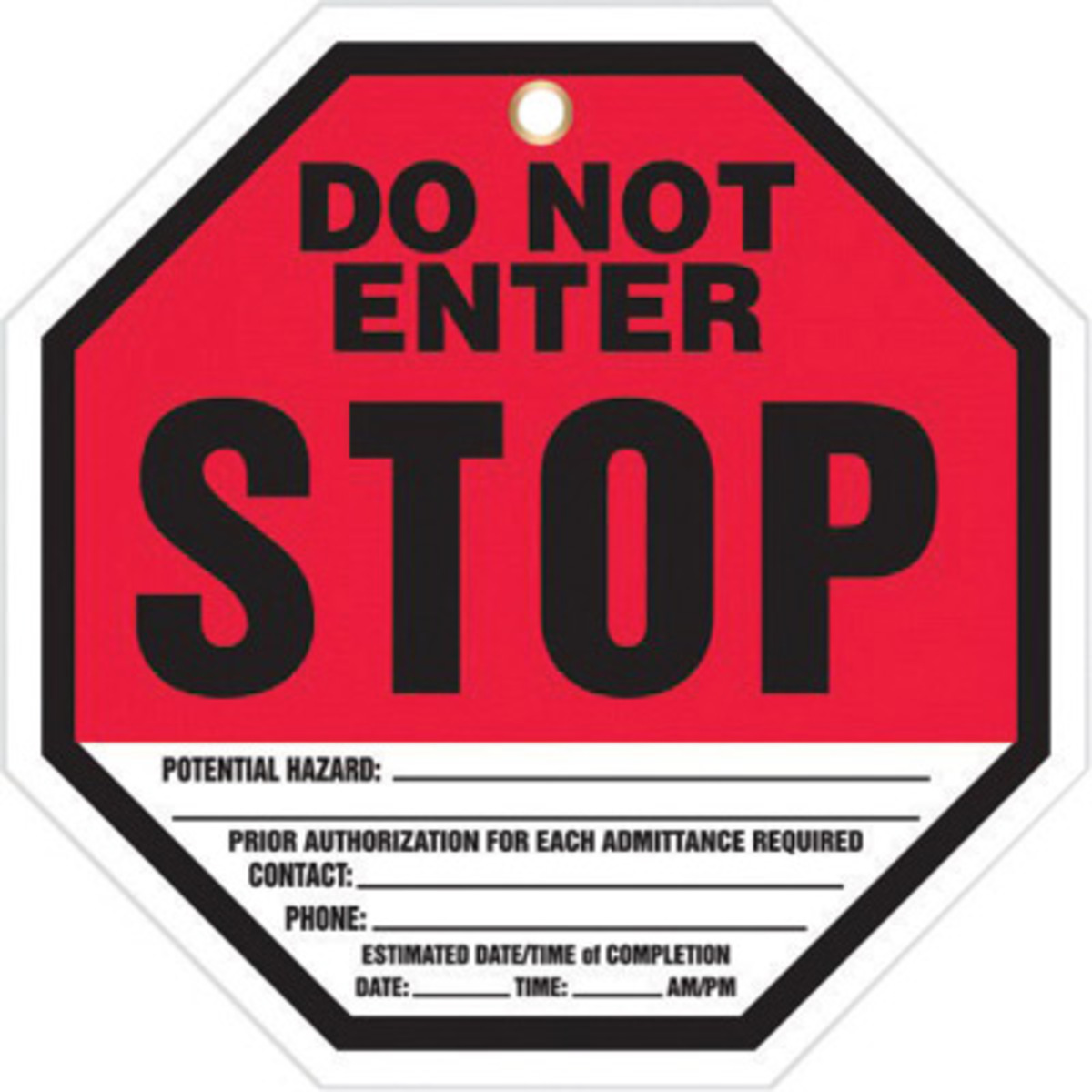 Accuform Signs 8 X 8 Red Black And Yellow 10 mil PFCa A81TAP842CTP for sale online at autumn supply