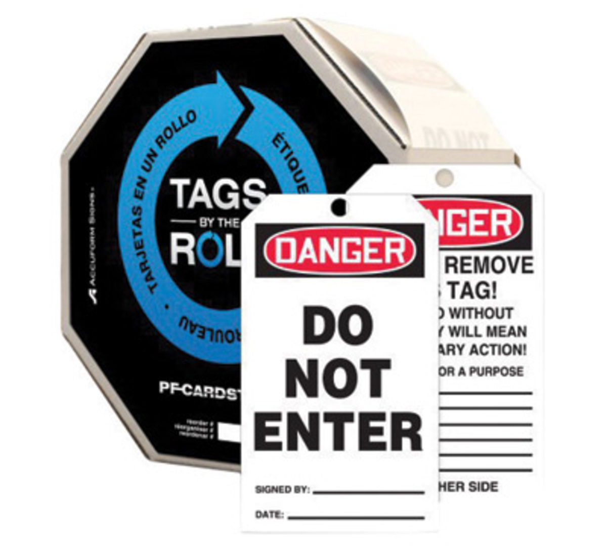 Accuform Signs 6 14 X 3 Red Black And White 10 mil PF A81TAR104 for sale online at autumn supply