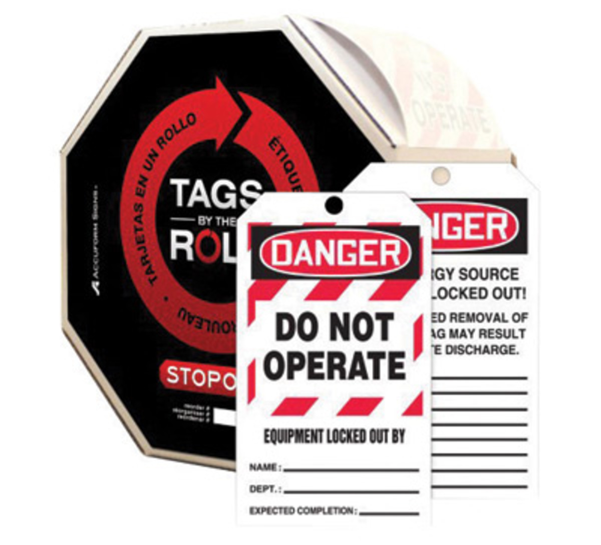 Accuform Signs 6 14 X 3 Red Black And White 10 mil PF A81TAR472 for sale online at autumn supply