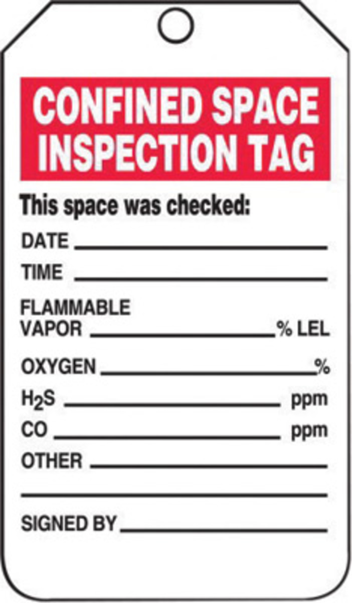 Accuform Signs 5 34 X 3 14 Red Black And White 10 mil A81TCS321CTP for sale online at autumn supply