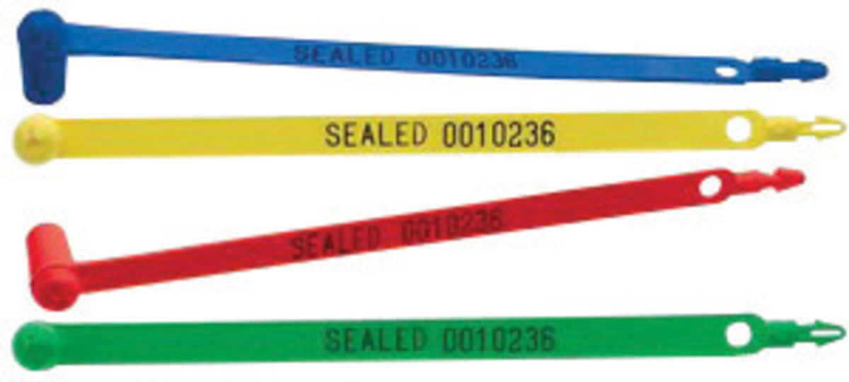 Accuform Signs 7 12 X 38 Red Polypropylene Loop Secur A81TLS731RD for sale online at autumn supply