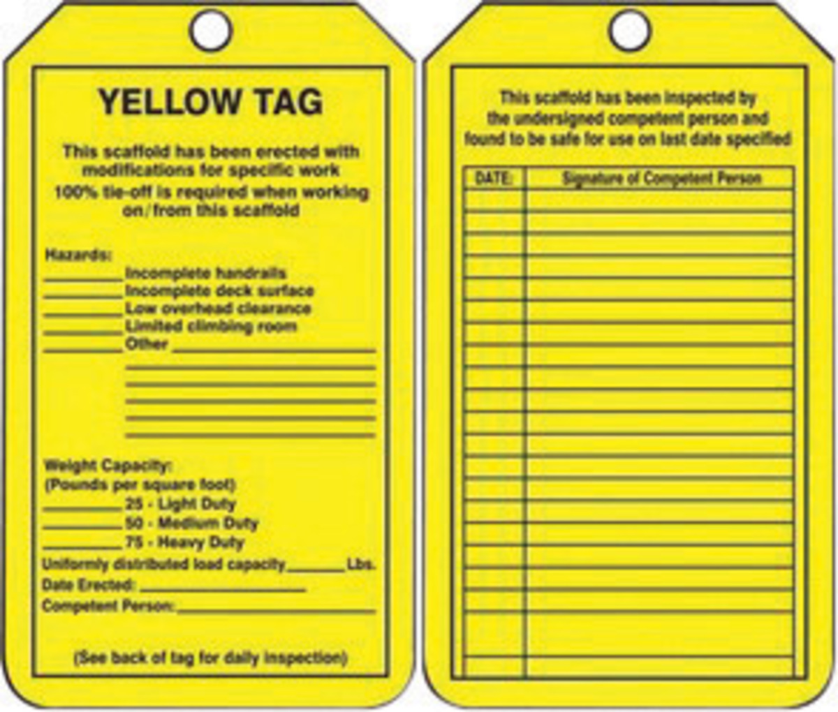 Accuform Signs 5 34 X 3 14 Black And Yellow 10 mil PF A81TRS208CTP for sale online at autumn supply