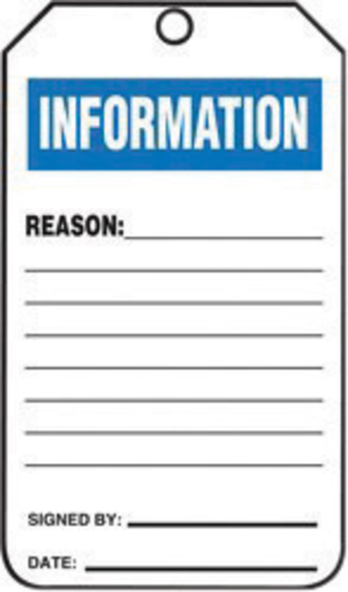 Accuform Signs 5 34 X 3 14 Blue Black And White 10 mi A81TRS241CTP for sale online at autumn supply