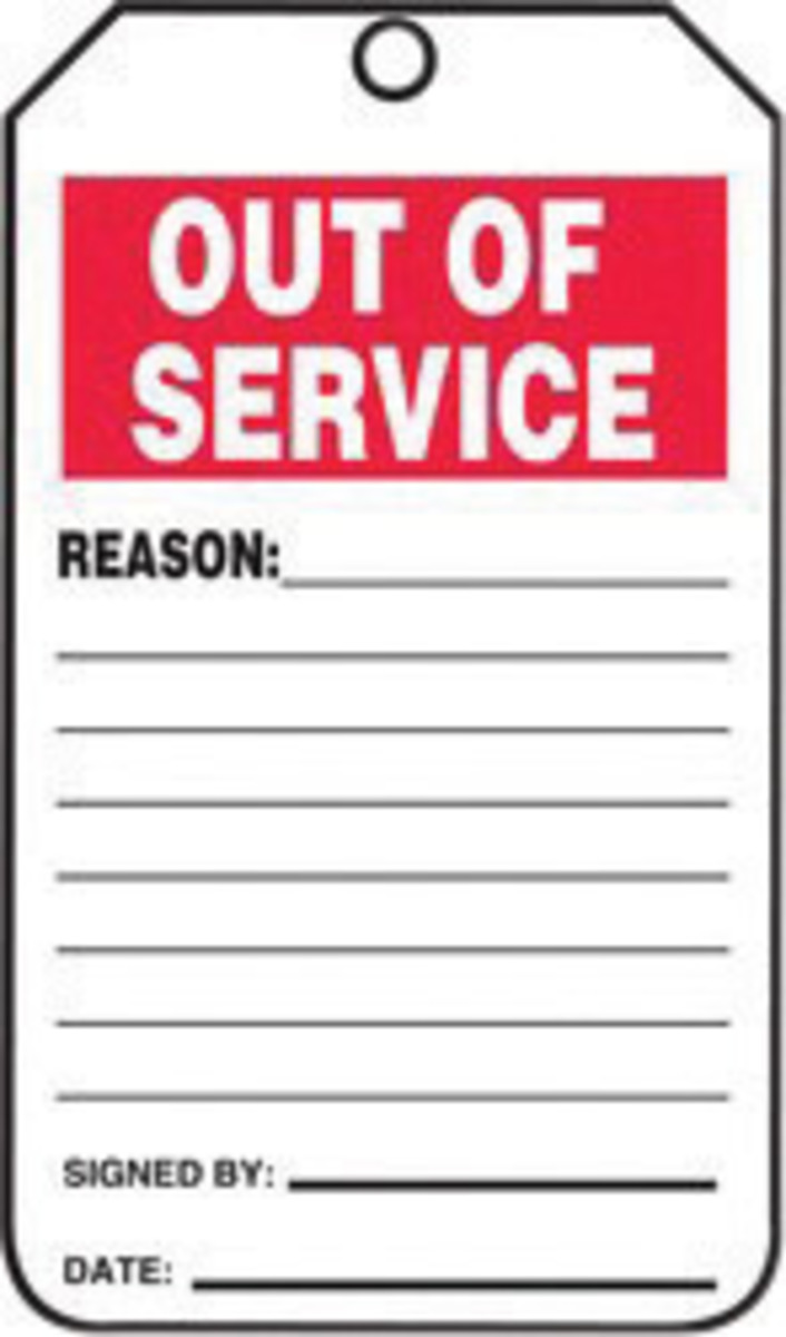 Accuform Signs 5 34 X 3 14 White Red And Black 10 mil A81TRS243CTP for sale online at autumn supply