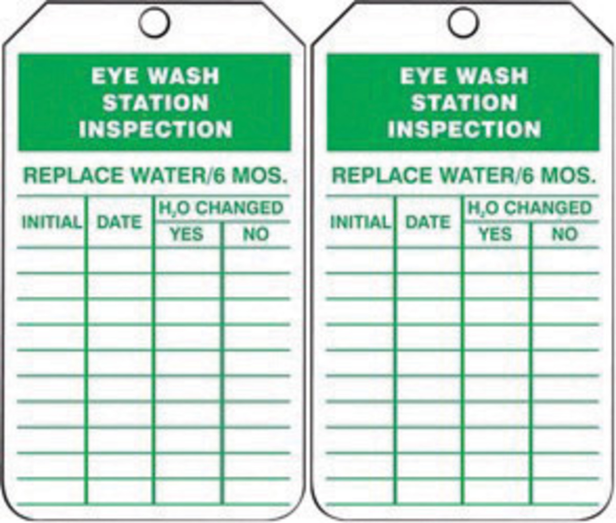 Accuform Signs 5 34 X 3 14 Green And White 10 mil PFC A81TRS245CTP for sale online at autumn supply