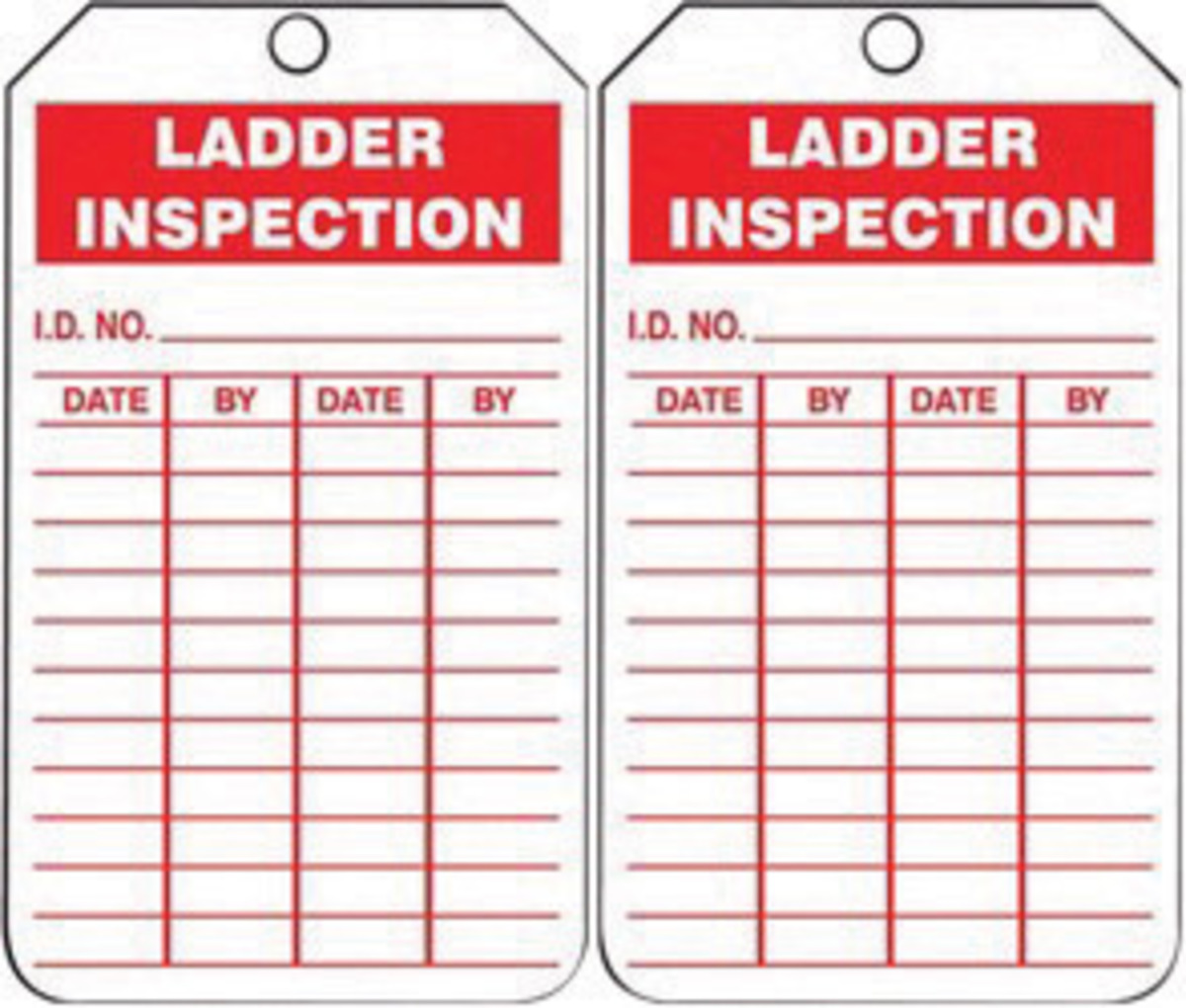 Accuform Signs 5 34 X 3 14 Red And White 10 mil PFCar A81TRS248CTP for sale online at autumn supply