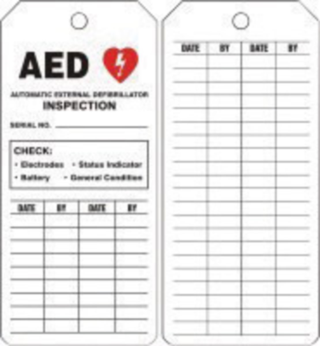 Accuform Signs 8 12 X 3 78 Black And White 15 mil RPP A81TRS302PTM for sale online at autumn supply