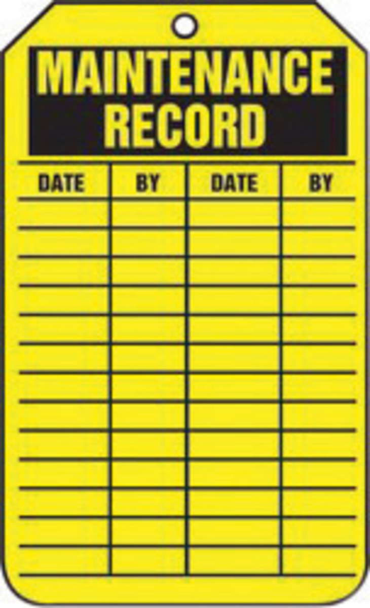Accuform Signs 5 34 X 3 14 Black And Yellow 10 mil PF A81TRS309CTP for sale online at autumn supply