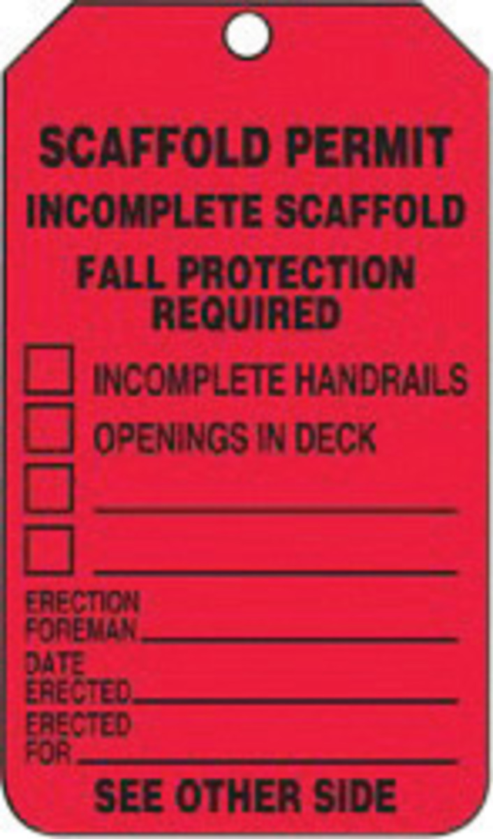 Accuform Signs 5 34 X 3 14 Black And Red 15 mil RPPla A81TRS320PTP for sale online at autumn supply