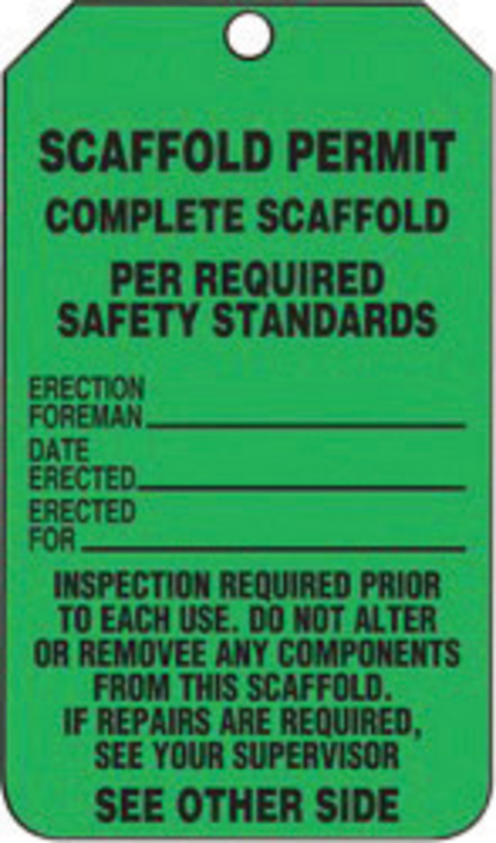 Accuform Signs 5 34 X 3 14 Black And Green 10 mil PFC A81TRS326CTP for sale online at autumn supply