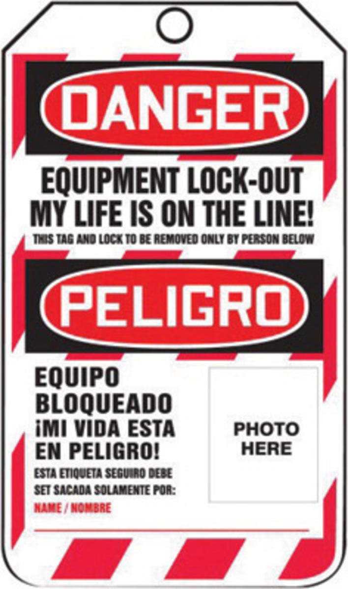 Accuform Signs 5 34 X 3 14 Red Black And White 15 mil A81TSP107LPP for sale online at autumn supply