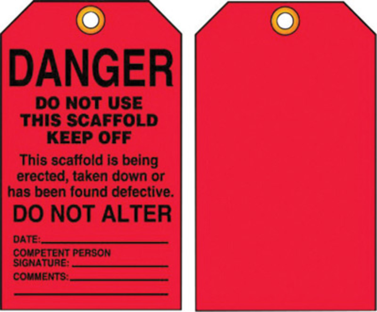 Accuform Signs 5 34 X 3 14 Black And Red 15 mil RPPla A81TSS101PTP for sale online at autumn supply