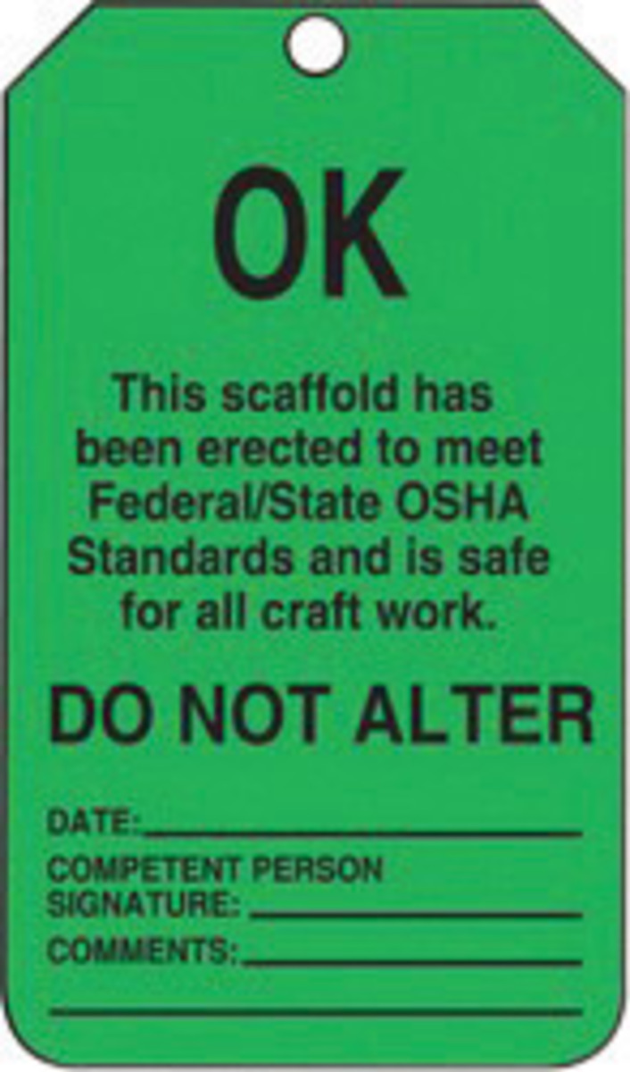 Accuform Signs 5 34 X 3 14 Black And Green 15 mil RPP A81TSS103PTP for sale online at autumn supply
