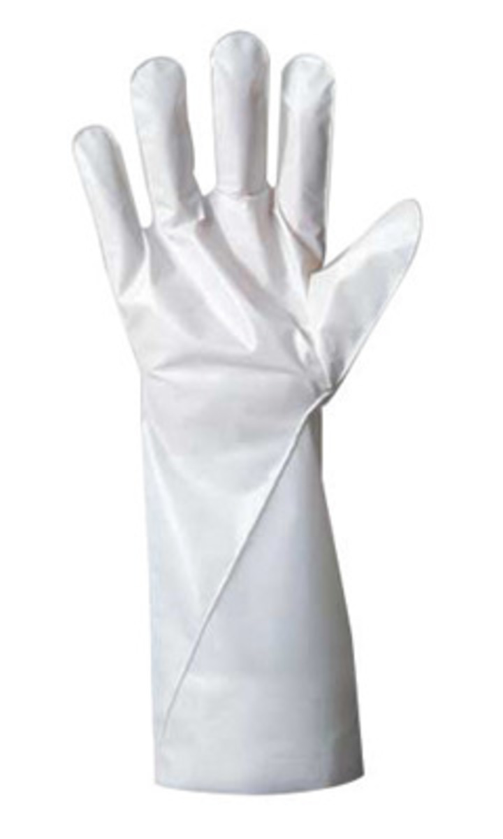Ansell Size 11 White Barrier® Non-Woven Lined 2.5 mil Five Layer Laminated Film Chemical Resistant Gloves