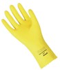 Ansell Size 9 Yellow FL200 Flock Lined 20 mil Latex A ANE87-297-9 for sale online at autumn supply