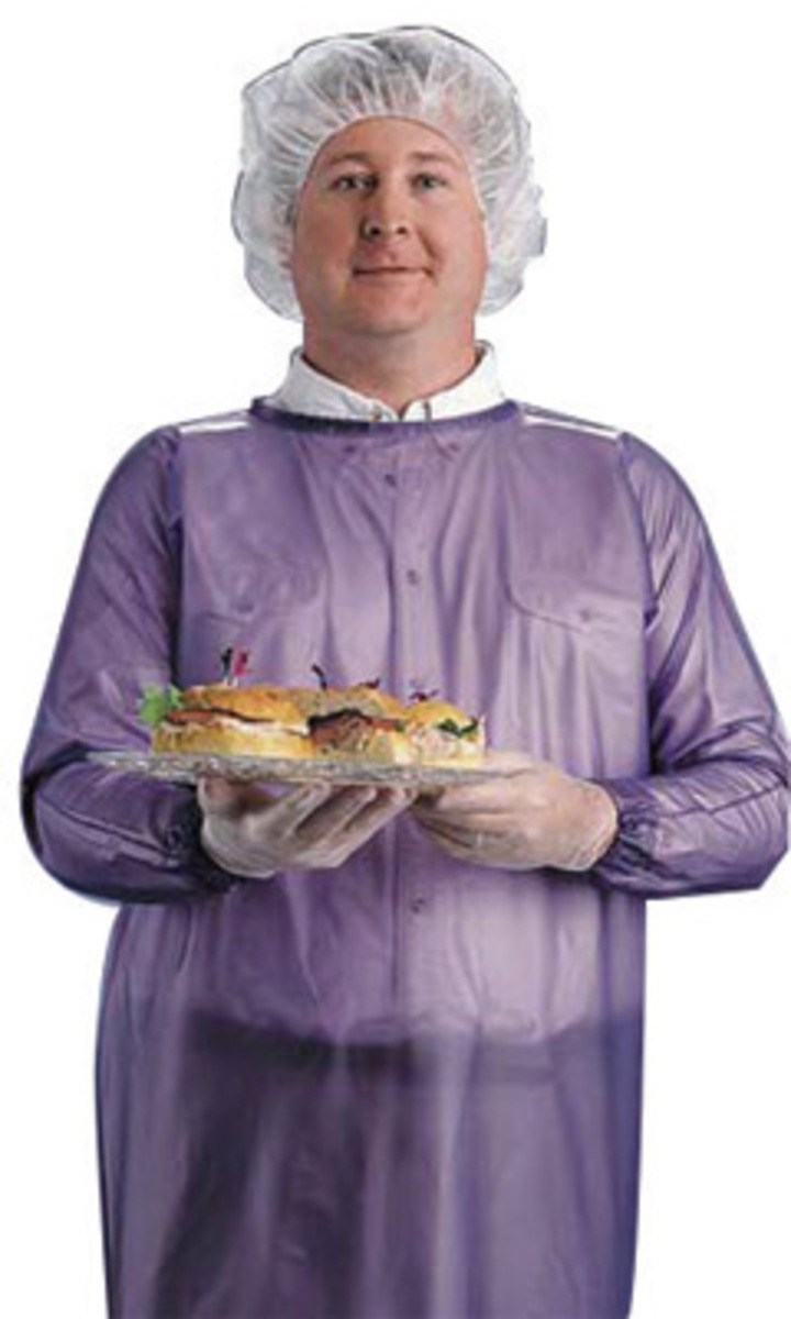 Ansell Medium Blue 8 mil Vinyl Chemical Protection Apron With Heat Sealed Seams (Availability restrictions apply.)