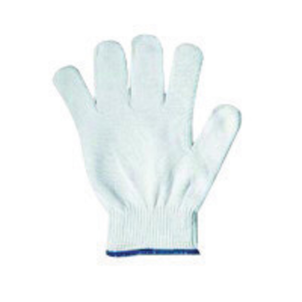 Ansell Size 7 White KleenKnit™ Light Weight Stretch Nylon Low Lint Inspection Gloves With Standard Cuff