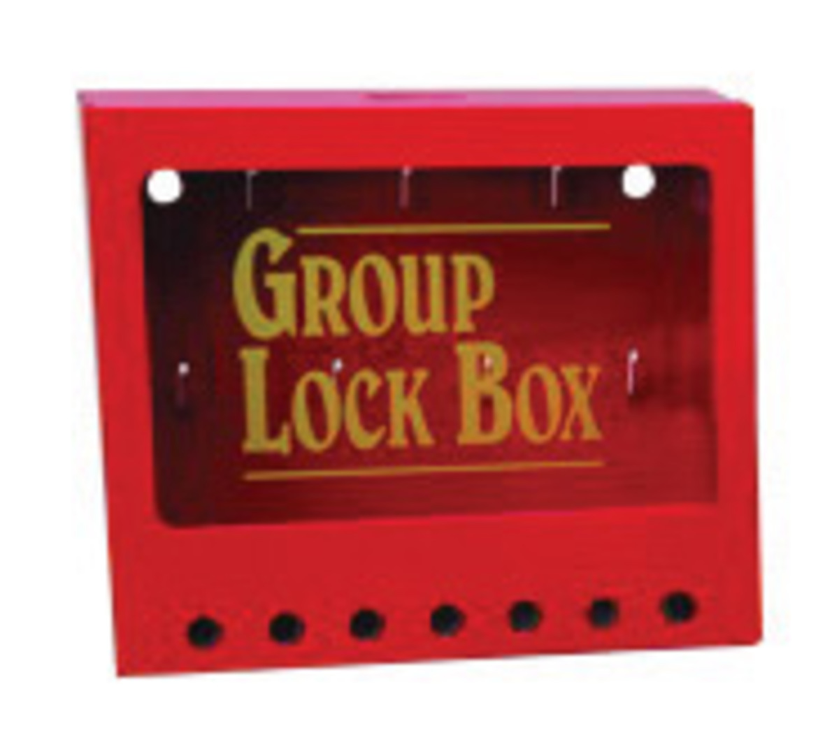 Brady® Red Steel Lock Box
