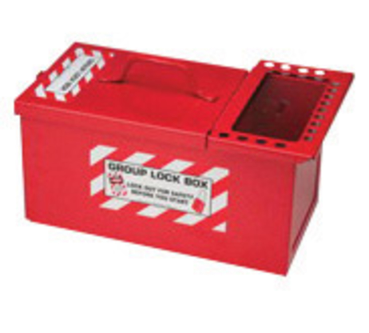 Brady® Red Steel Lock Box