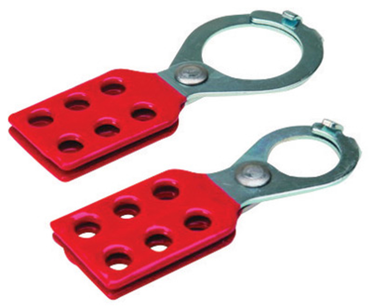 Brady Red Steel Lockout Hasp BRD105718 for sale online at autumn supply