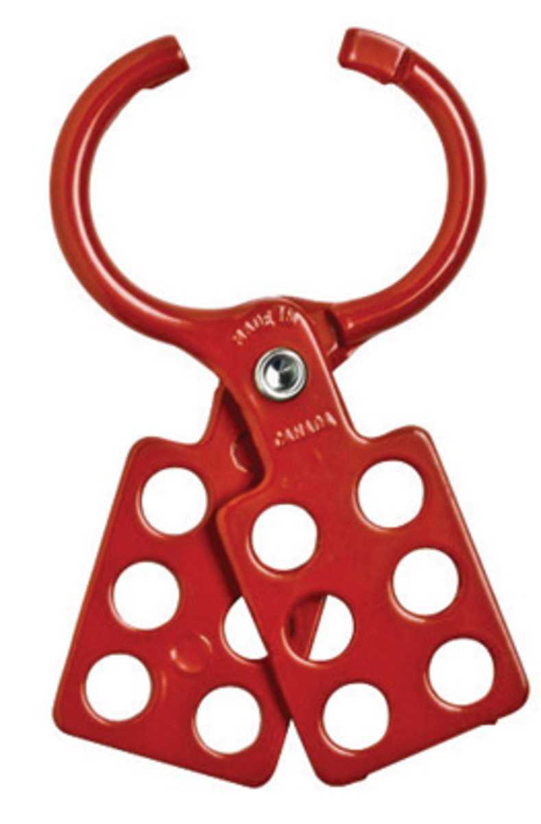Brady Red Aluminum Lockout Hasp BRD105721 for sale online at autumn supply