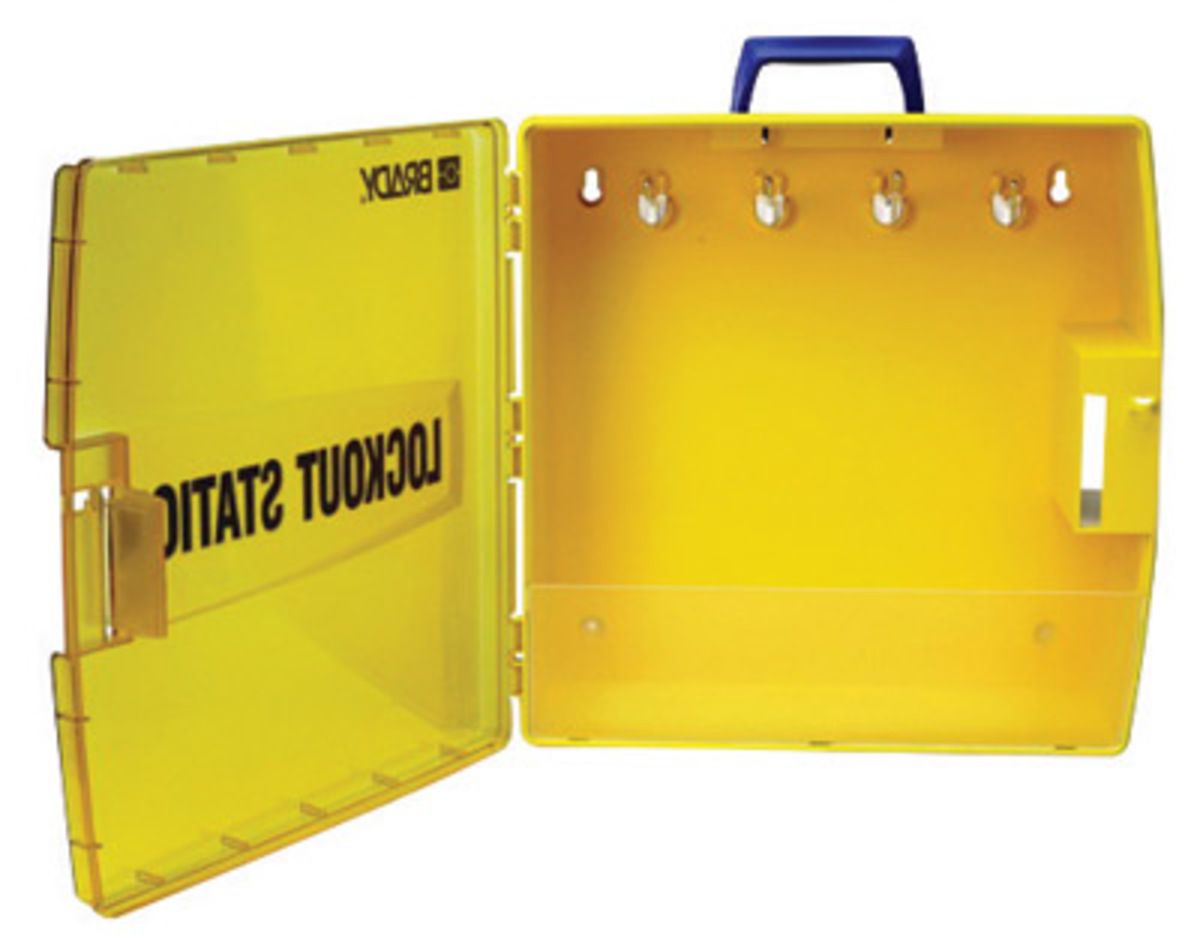 Brady® Yellow Polypropylene Ready Access Lockout Station