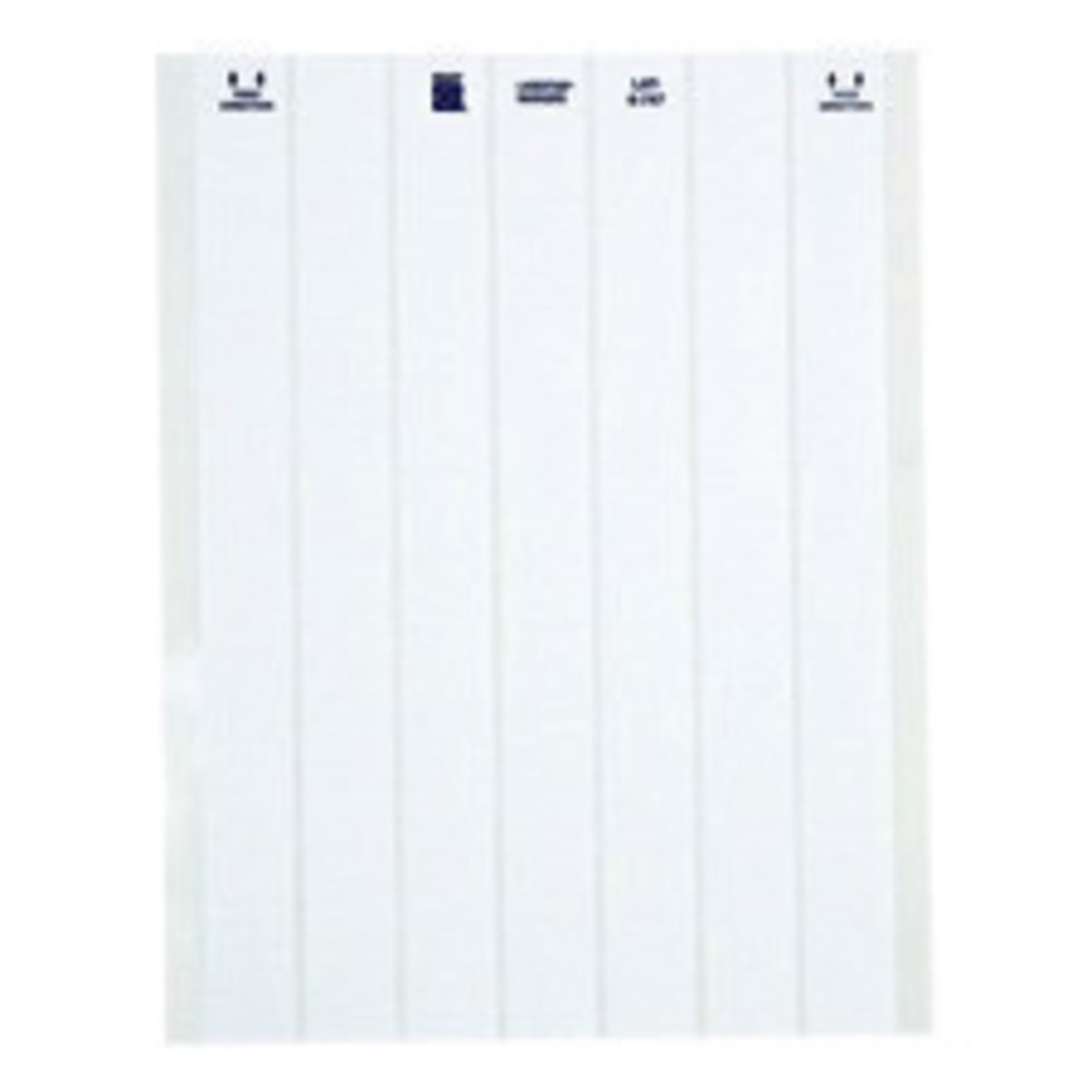 Brady 12 X 1 White LaserTab Polyester Label BRD29718 for sale online at autumn supply