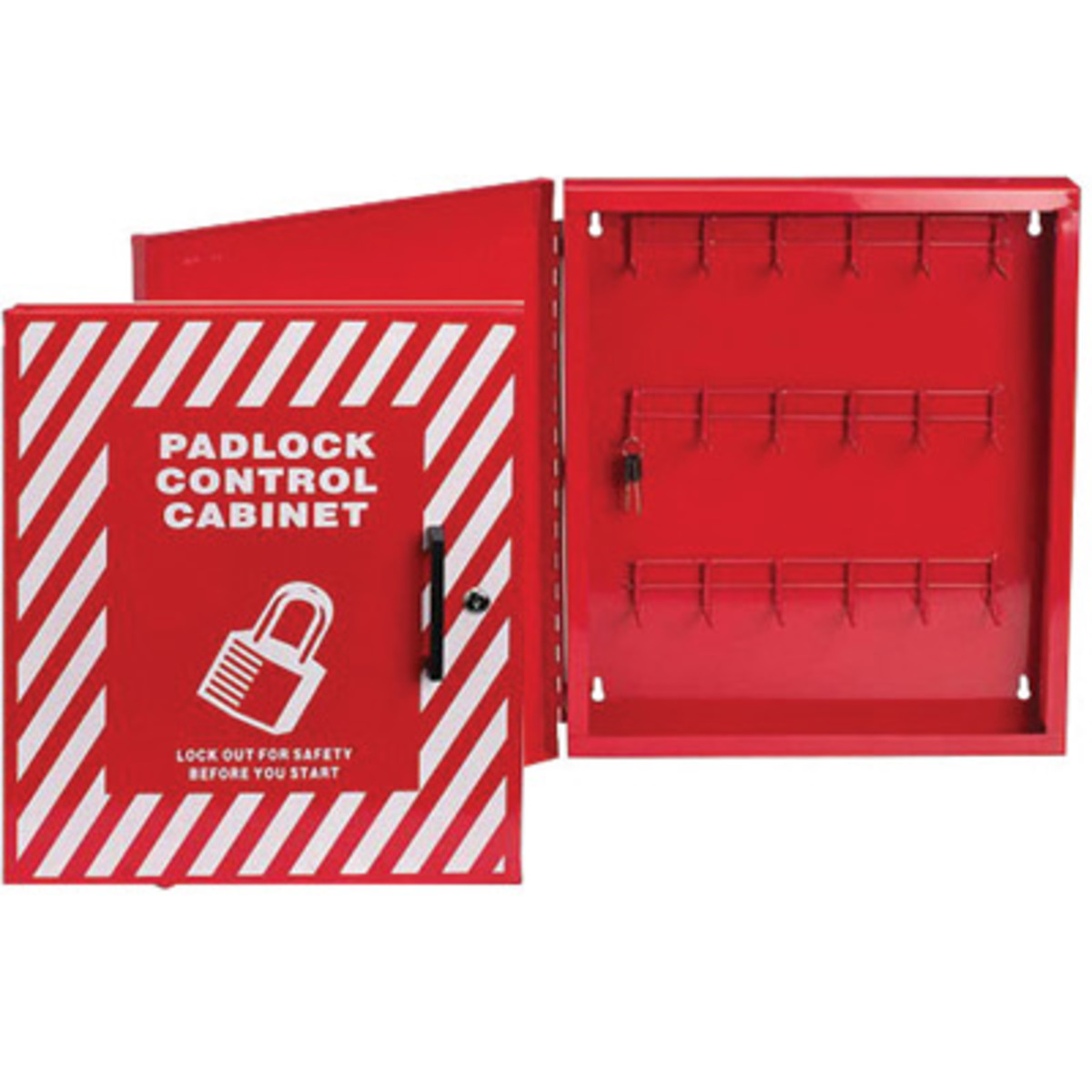 Brady® Red Steel Prinzing® Padlock Control Center