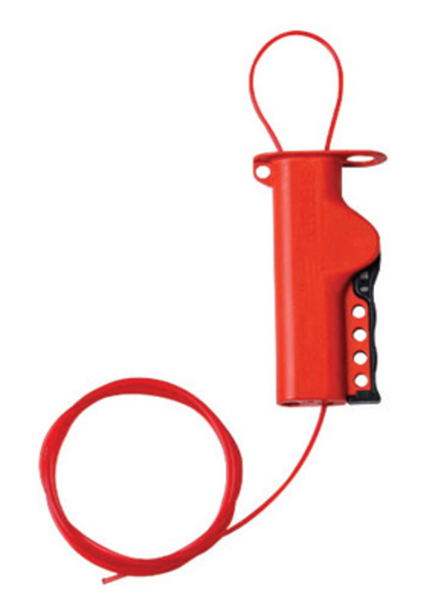 Brady® Red Reinforced Fiberglass/Polyurethane Cable Lockout