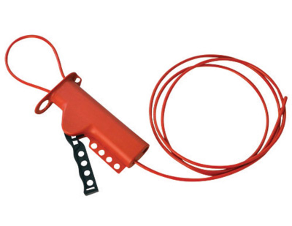 Brady Red Reinforced FiberglassPolyurethane Cable Loc BRD50943 for sale online at autumn supply
