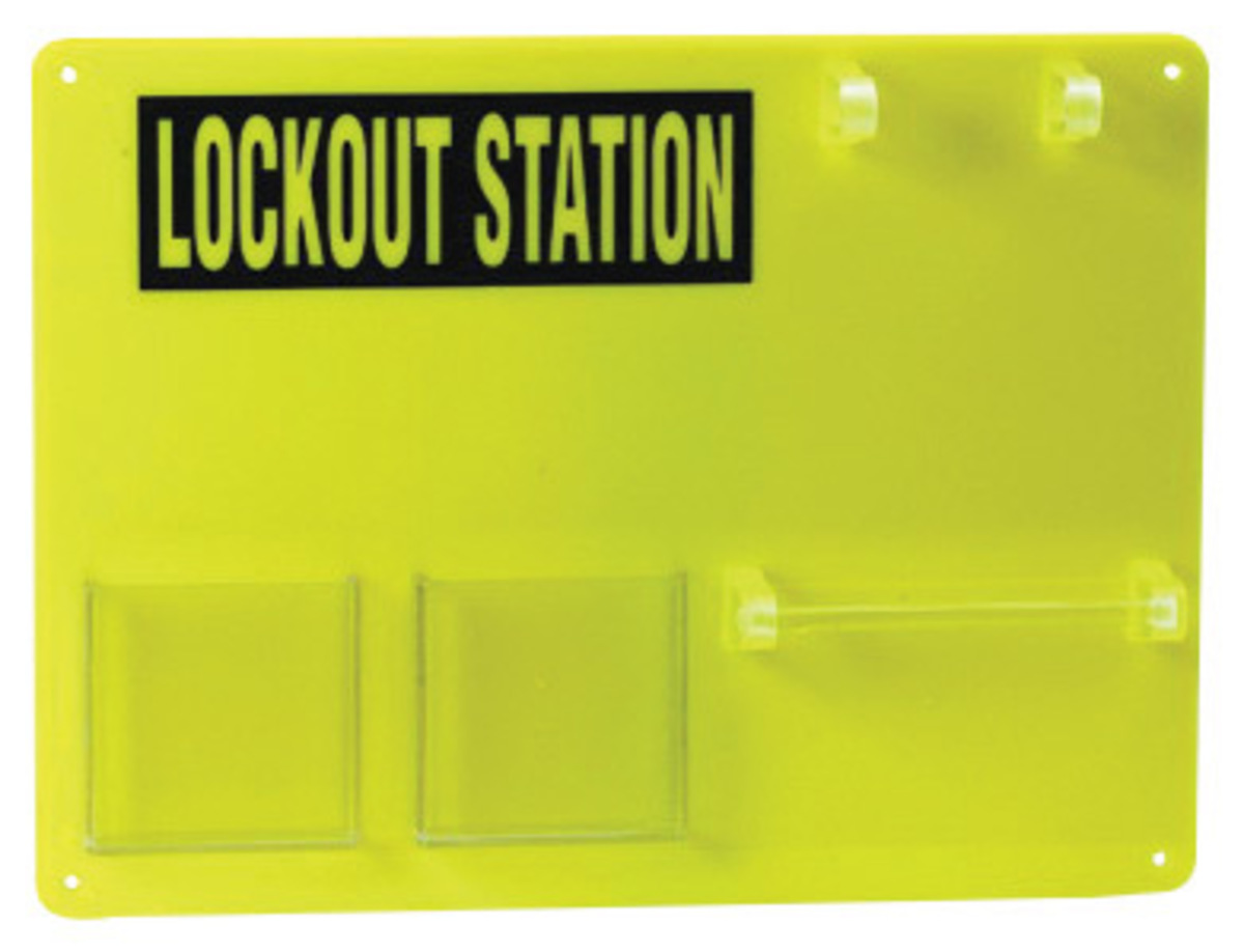 Brady Black Acrylic Padlock Board LOCKOUT STATION BRD50989 for sale online at autumn supply