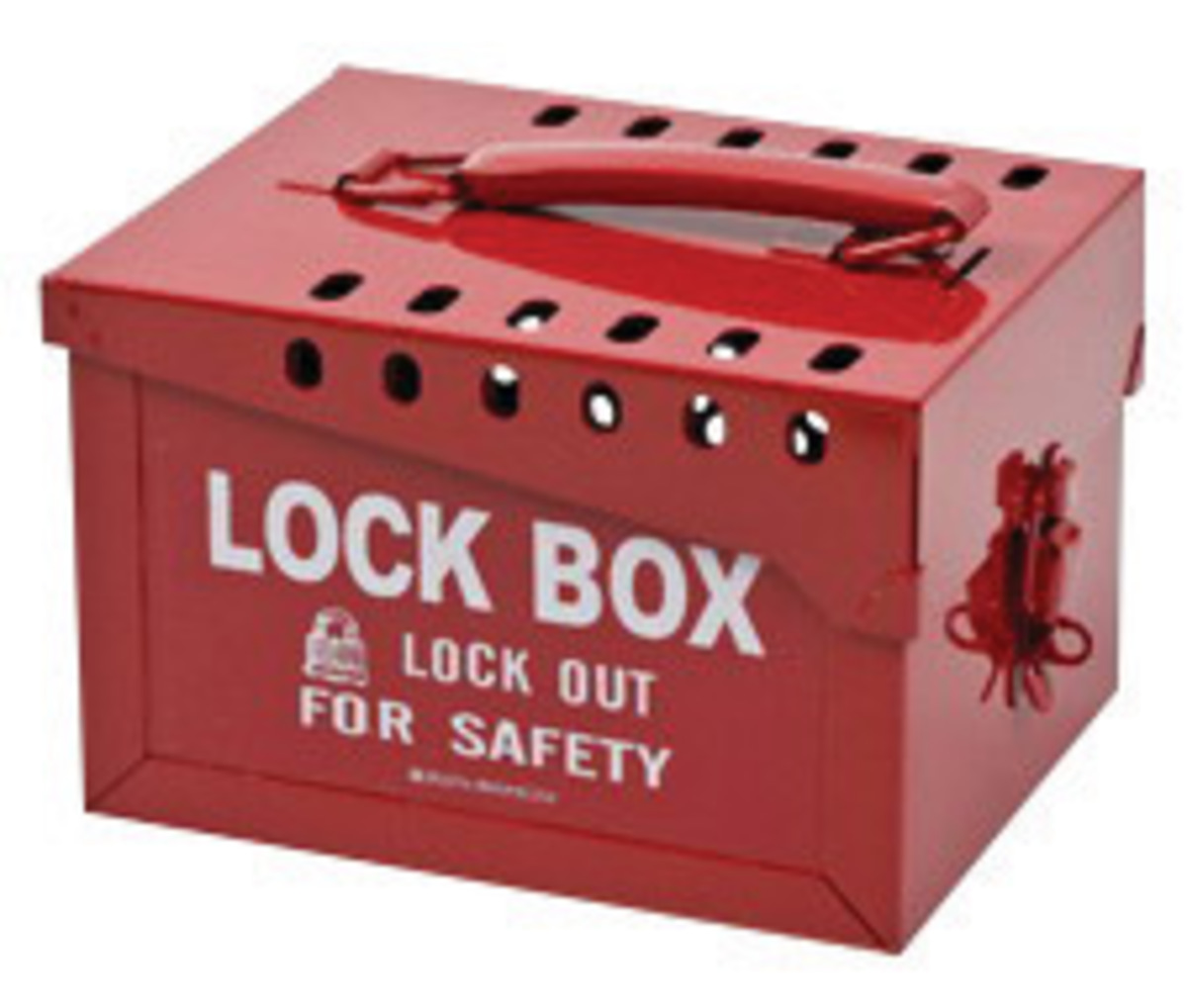 Brady® Red Steel Lock Box