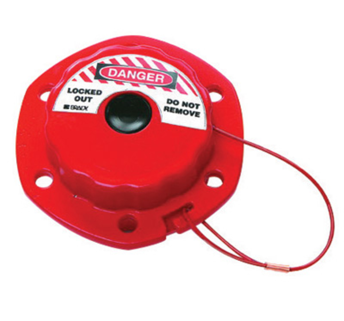 Brady® Red Reinforced Fiberglass/Polyurethane Mini Cable Lockout Cable Lockout