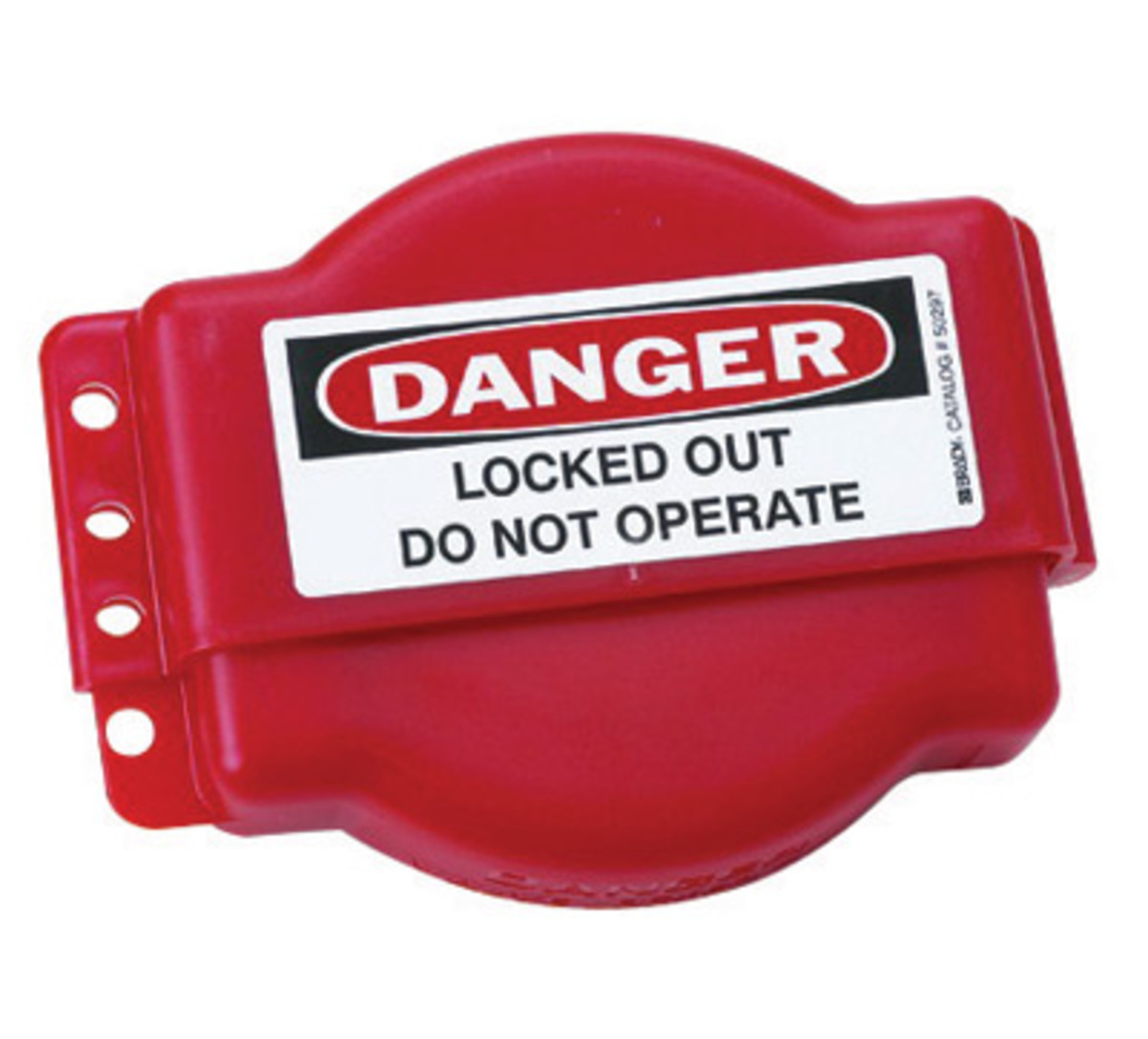 Brady Red Polypropylene Lockout DANGER LOCKED OUT DO BRD64057 for sale online at autumn supply