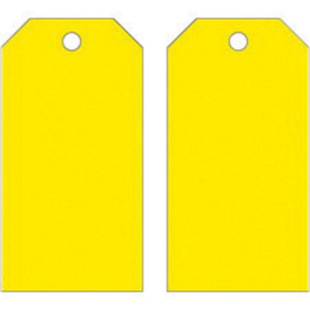 Brady 5 34 X 3 Yellow Polyester Tag BRD65373 for sale online at autumn supply